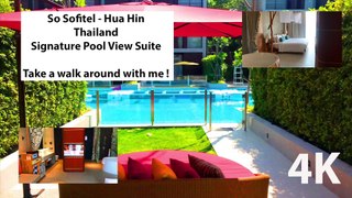 5 Star Hotel review Hua Hin. So Sofitel Cha-Am luxury resort. Pool Suite