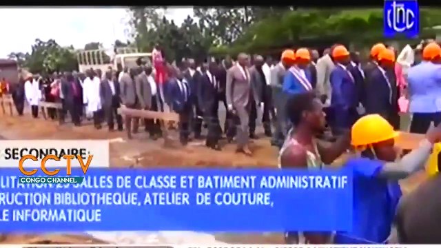 Réhabilitation de l'Institut MOKENGELI à LEMBA 100 jours dans l'enseignement.