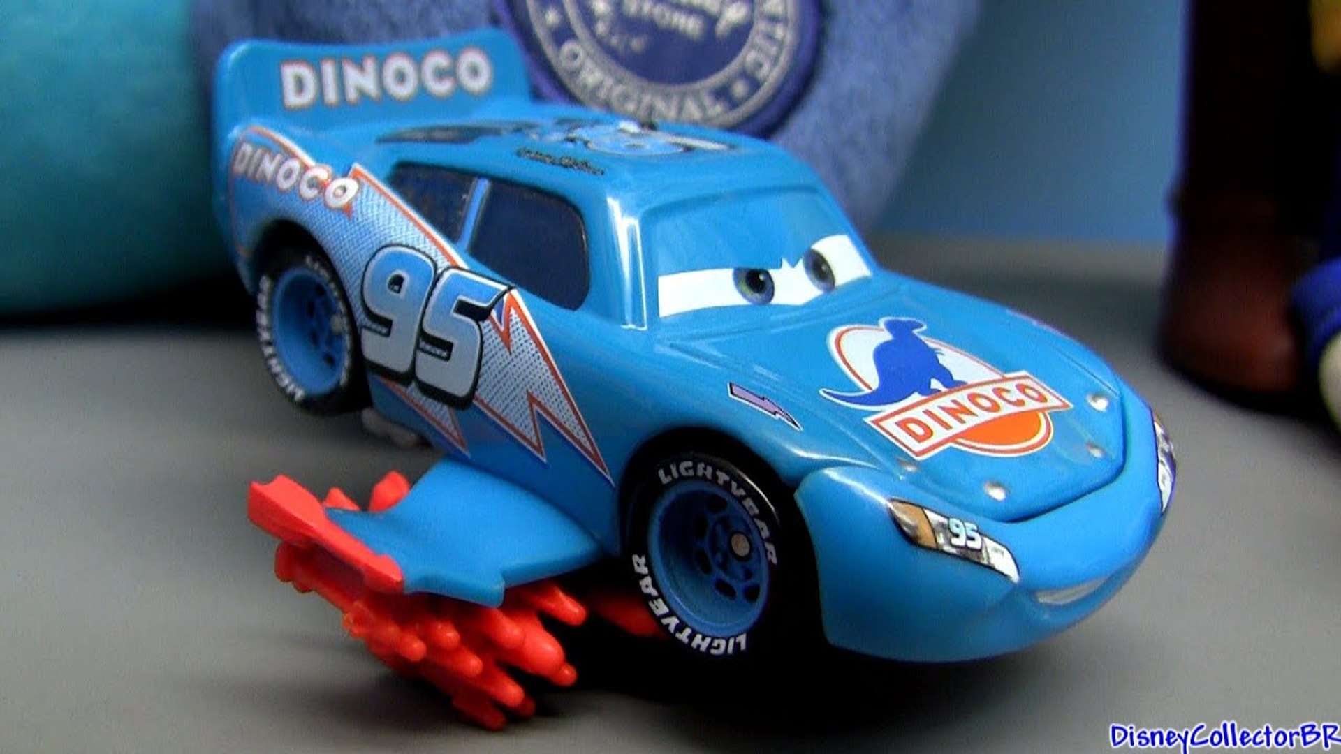 Storm Lightning Mcqueen blue Dinoco from Disney Cars Pixar figure Mattel  similar to Comic-Con - video Dailymotion