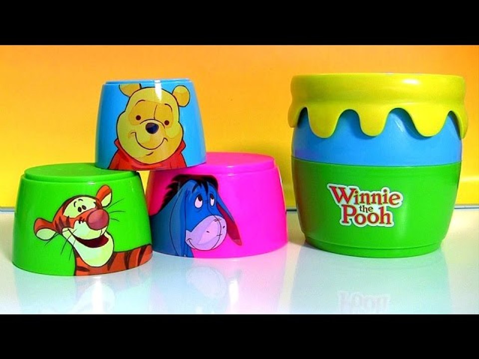 Winnie the Pooh Stacking Cups Surprise with Honey Pot Tigger and Eeyore