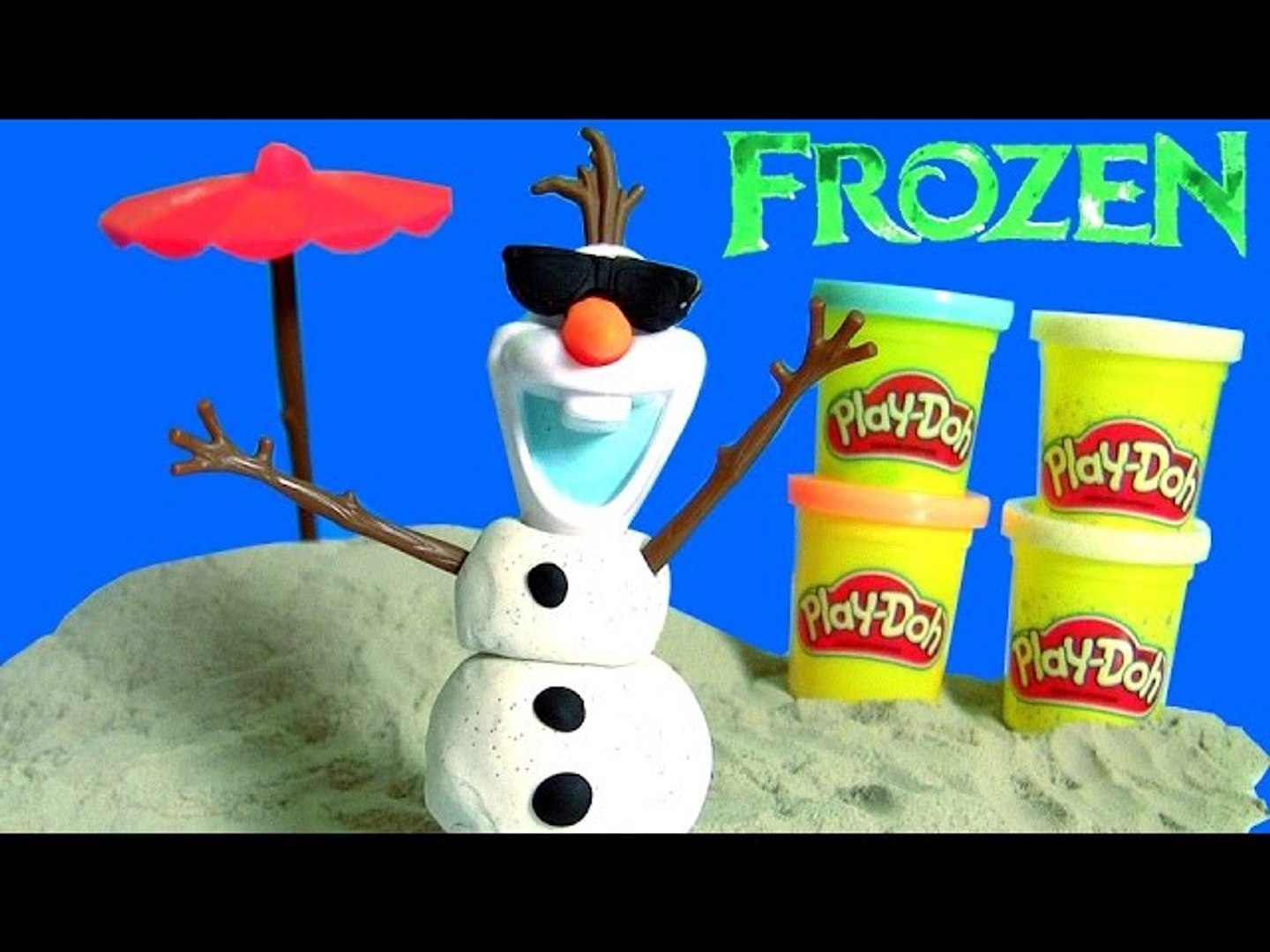 Play Doh Summertime Olaf at the Beach NEW Disney FROZEN Play-Doh Brillante  Verano Olaf en la Playa - video Dailymotion