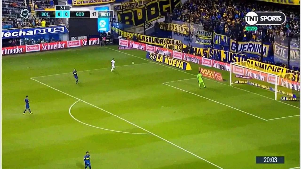 Superliga Argentina 2019/2020: Boca 1 - 0 Godoy CLub (Primer Tiempo)