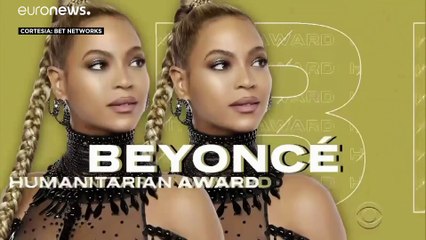 Beyoncé recebe prémio humanitário nos BET Awards
