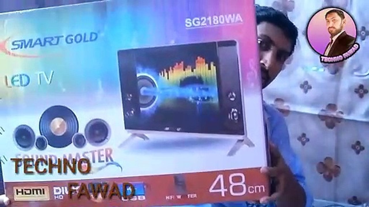 Smart Gold 17 Inch LED TV review & Unboxing in Urdu