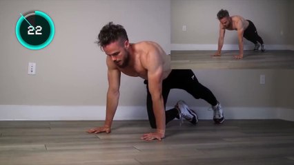 Si no puede hacer lagartijas solo haga esta variante para ganar fuerza