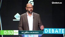 Minuto inicial de Ricardo Morado (Vox)