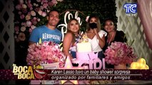 Así celebró Karen Lasso su baby shower