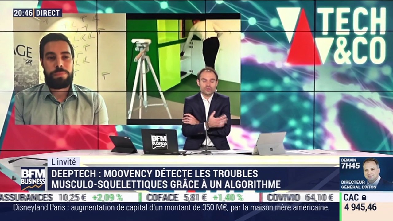 Start up & co: Deeptech : Moovency détecte les troubles musculo-squelettiques grâce à un algorithme - 29/06