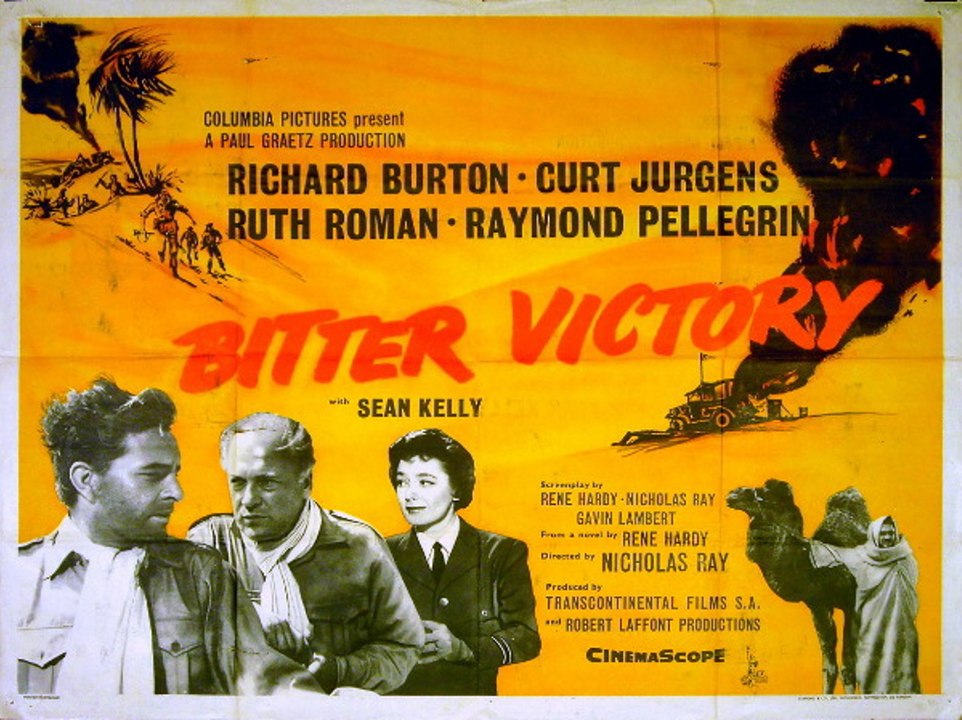 Bitter Victory movie (1957) - Richard Burton, Curd Jürgens, Ruth Roman