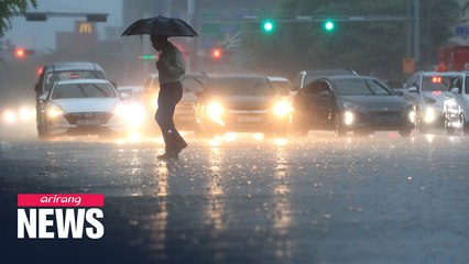 Download Video: S. Korea reports damage due to heavy rain and strong winds overnight