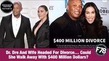 F78NEWS:  Dr. Dre And Wife Headed For Divorce … Could She Walk Away With $400 Million Dollars?