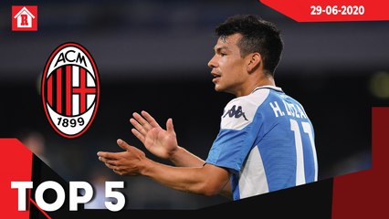 Milan interesado en fichar al Chucky Lozano l Top 5