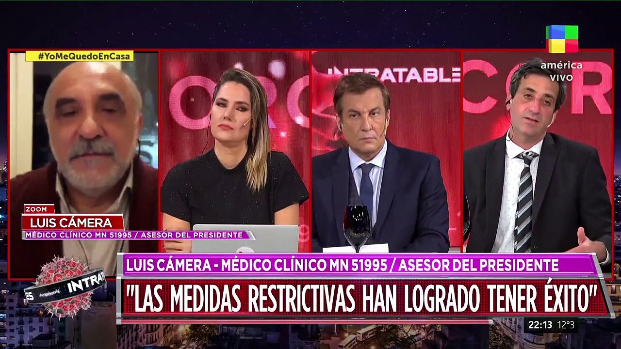 Dr. Luis Cámera: "Las medidas restrictivas han logrado tener éxito"