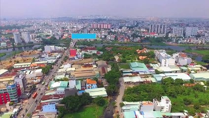 Hình Ảnh Flycam thực tế Dự án căn hộ Happy One Premier Thạnh Lộc Quận 12