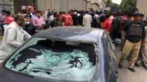 Heavily-armed terrorists attacked Pakistan stock exchange