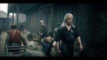 The Witcher Netflix - Fight Scene With Music From The Game