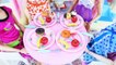 4 Barbie Dolls' Morning in Pink Dream House - New Dresses & Pajamas دمى Rumah Bonecas Puppen Maison