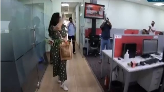 Corona hero Shweta Jha returns, receives warm welcome