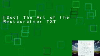 [Doc] The Art of the Restaurateur TXT