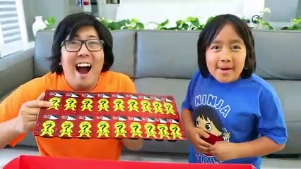 Ryan Collected ALL 53 Ryan's World Road Trip Collection and play Fun Board Game!