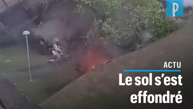 Pontoise : une dalle s'effondre au coeur du quartier de Marcouville