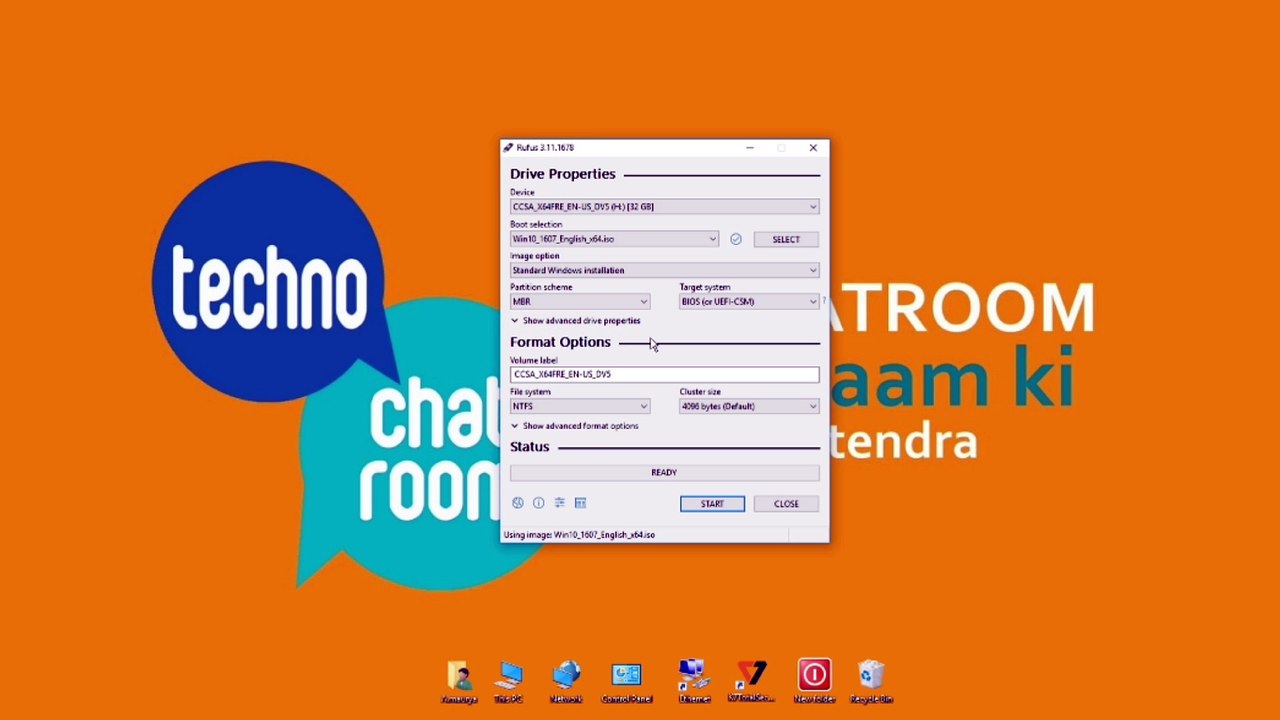 how to make a windows 7/8/8.1/10 bootable USB flash drive with RUFUS 3.1 | 2020