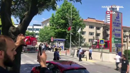 Bayrampaşa'da kültür merkezinde yangın