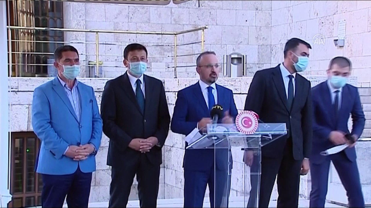 AK Parti Grup Başkanvekili Turan, TBMM'de basın toplantısı düzenledi - ANKARA