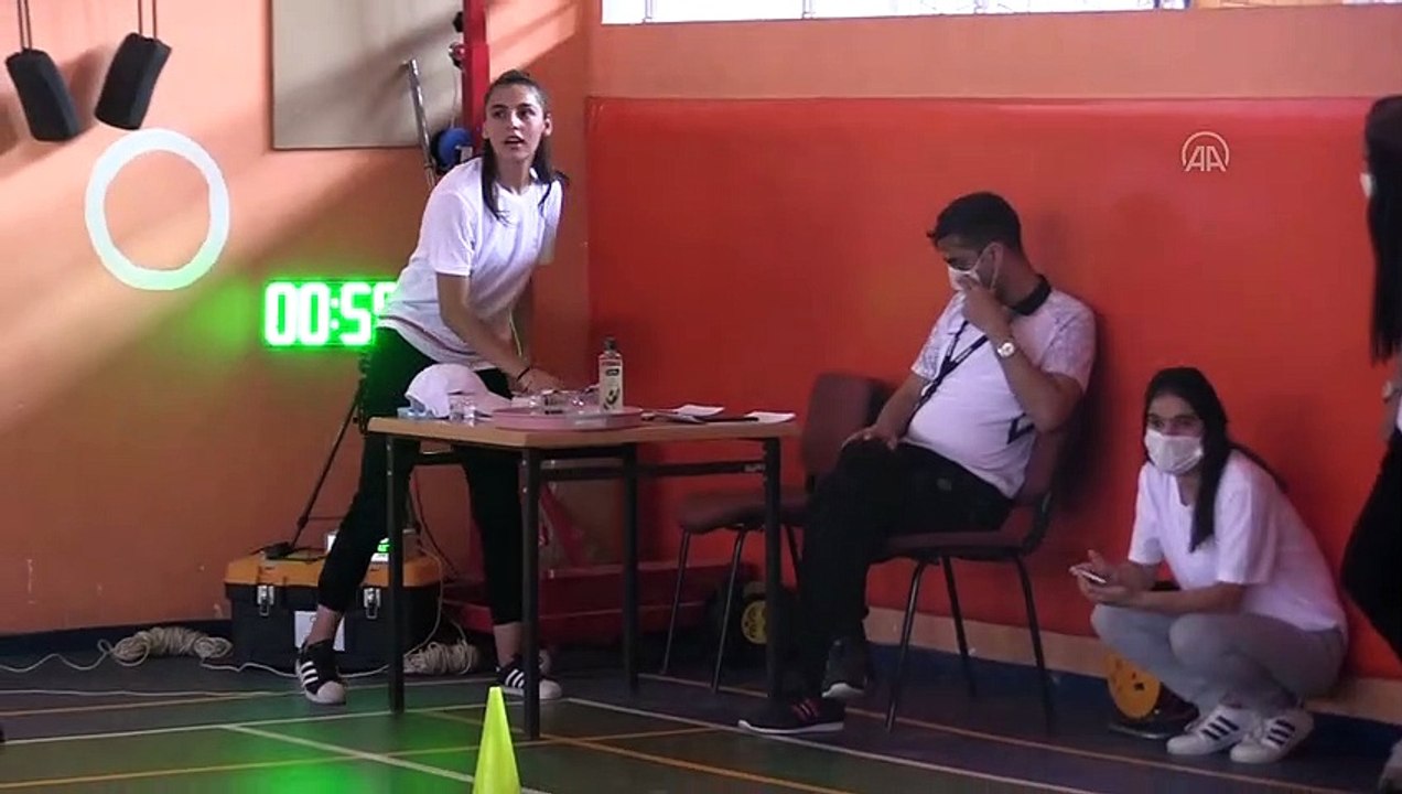Siirt'te Spor Lisesi yetenek sınavı randevu sistemiyle yapıldı