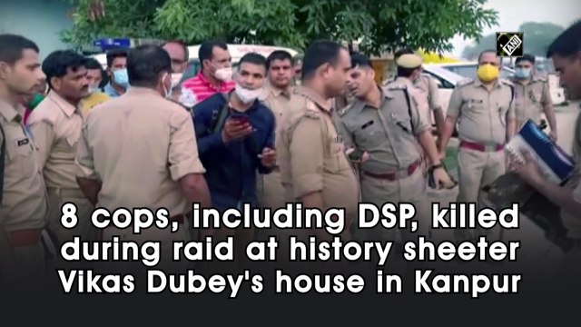 8 cops, including DSP, killed during raid at history sheeter Vikas Dubey's house in Kanpur