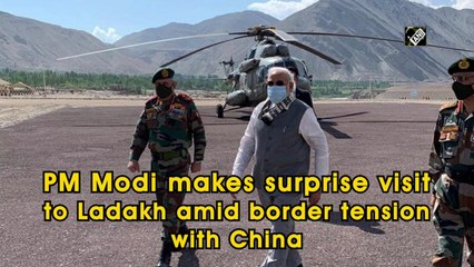 Tải video: PM Modi makes surprise visit to Ladakh amid border tension with China