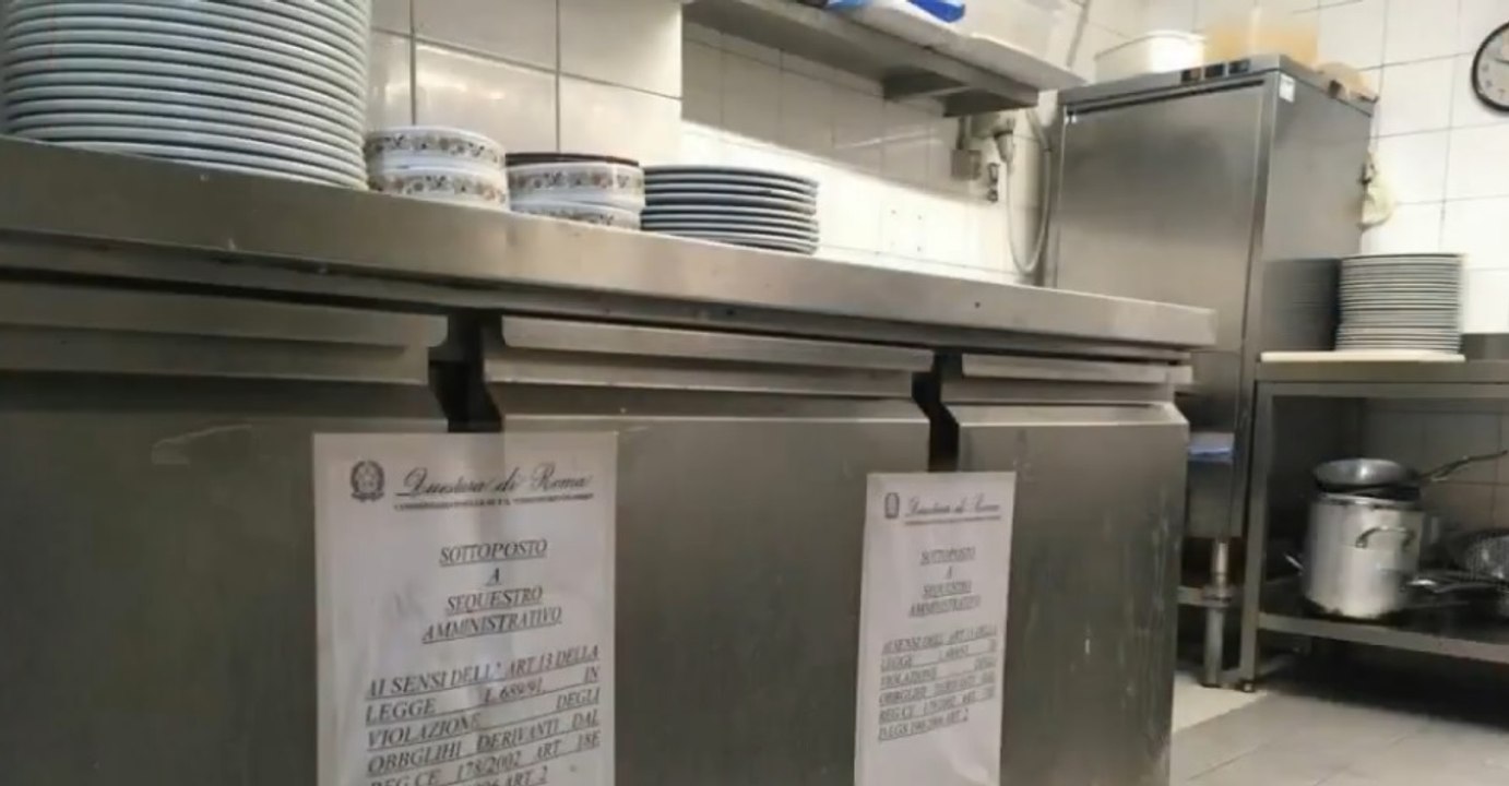 Roma - Feci di topo e alimenti non tracciati: c...