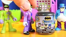 Imaginext batman Sends Surprise Exploding Mashems And POP Heroes To Joker Riddler And Penguin