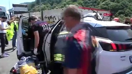 Bolu'da korkunç kaza: 2 ölü, 1 yaralı