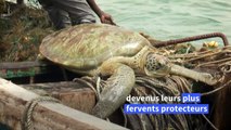 Au Sénégal, d'anciens mangeurs de tortues veillent désormais à leur sauvegarde