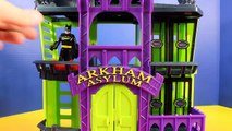 Imaginext Arkham Asylum Tour With DC Super Friends Fisher Price Batman Joker Bane And The Riddler