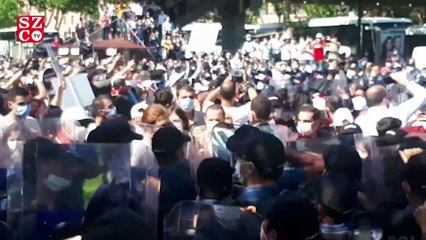 Ankara'da avukatlara polis müdahalesi