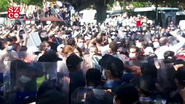 Ankara'da avukatlara polis müdahalesi