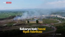 TRT Haber patlama bölgesini havadan görüntüledi