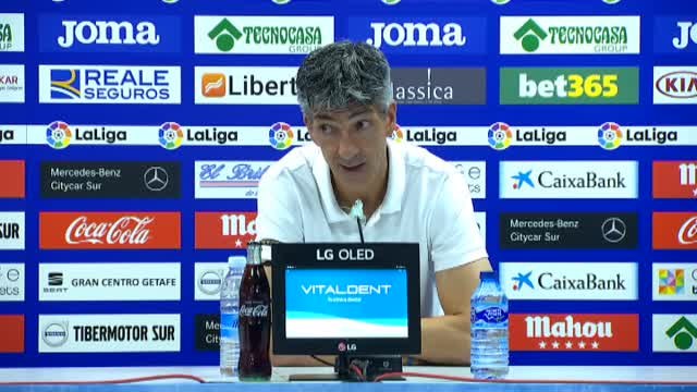 Imanol, sobre la polémica del Getafe-Real Sociedad: La imagen es clara y la vemos todos