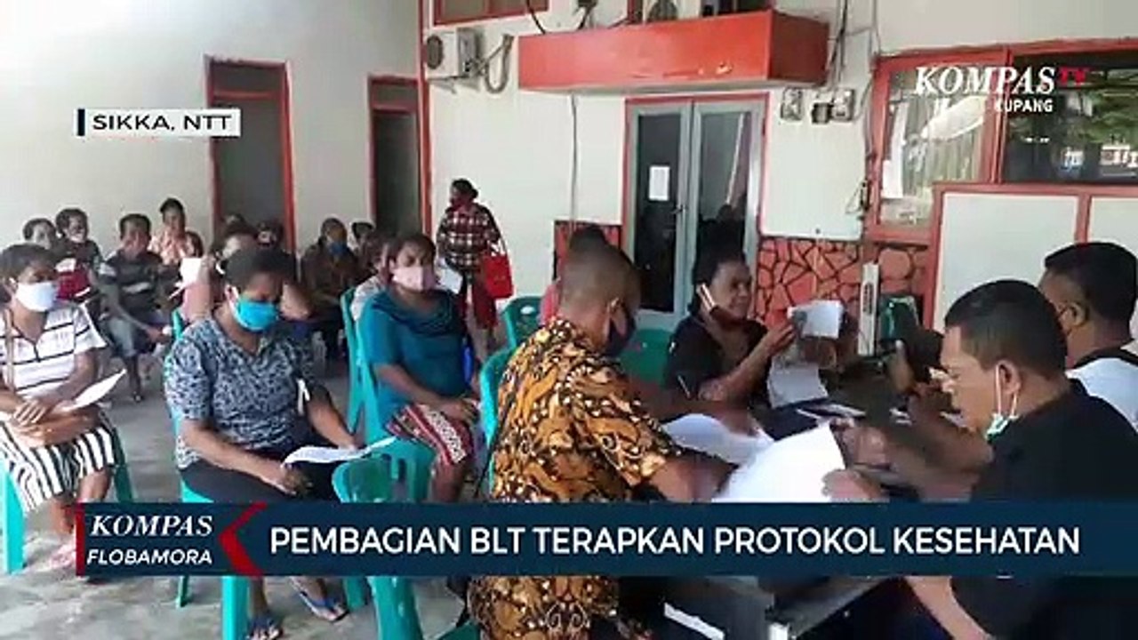 Pembagian BLT di Sikka Terapkan Protokol Kesehatan
