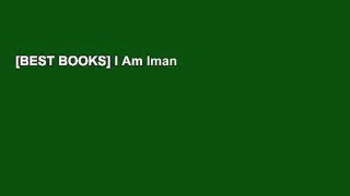 [BEST BOOKS] I Am Iman by Iman  Complete