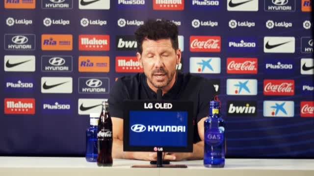 Simeone asegura que lo más difícil para un entrenador es manejar las emociones de los futbolistas