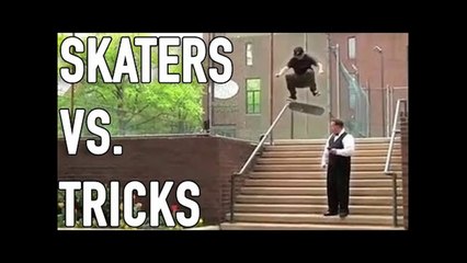 Descargar video: Skaters Vs. Tricks 2020 (Skateboarding Tricks, Wins & Fails)