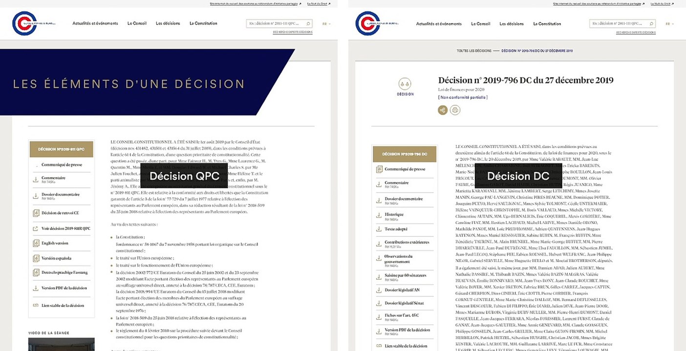 Comprendre la page Décision