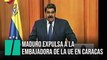 Maduro expulsa a la representante de la UE en Venezuela