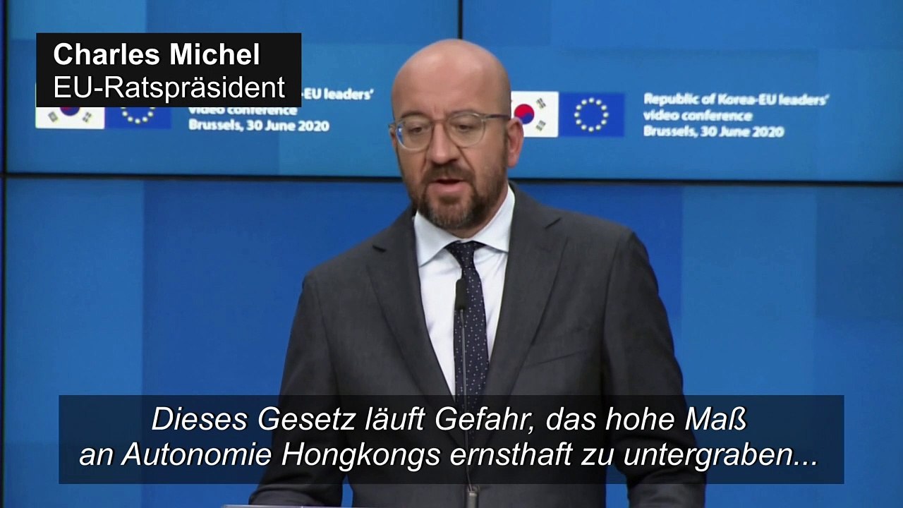 EU kritisiert Chinas Sicherheitsgesetz zu Hongkong