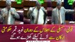 Naveed Qamar fights in National Assembly