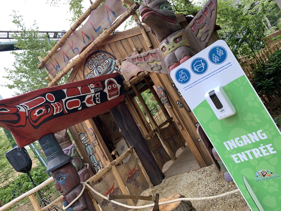 Bellewaerde - Les gestes barrière