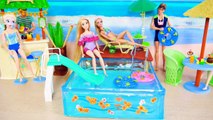 Beach Cafe & Pool for Dolls حمام السباحة kolam renang Schwimmbad Piscine Piscina para bonecas